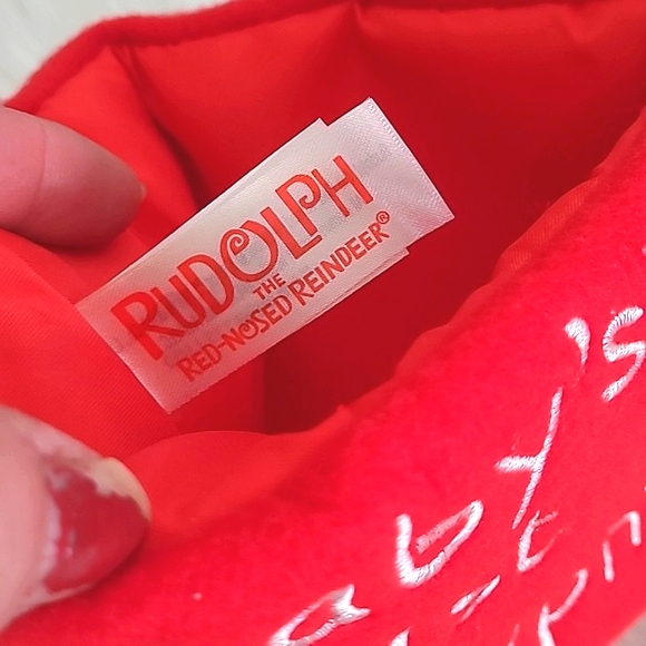 Baby's First Rudolph The Red-Nosed Reindeer Christmas Holiday Stocking Baby Deer - Picture 11 of 12